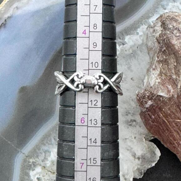 Carolyn Pollack Sterling Faceted Marquise Amazonite Split Shank Size 5 Dome Ring - Picture 10 of 10